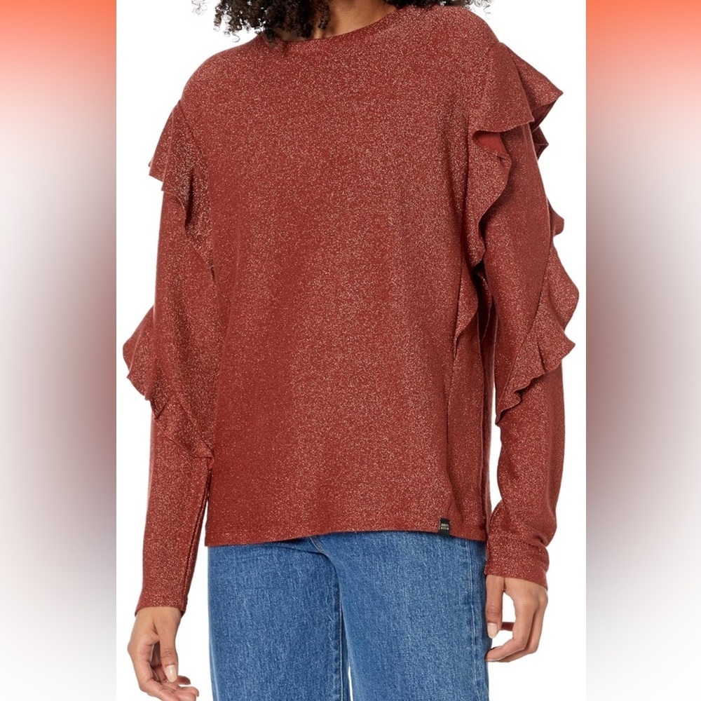 Scotch and soda ruffle top